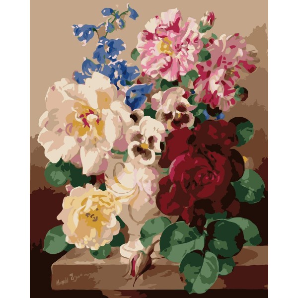 Floribunda Roses Painting By Numbers UK