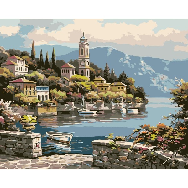 Village bell tower Painting By Numbers UK