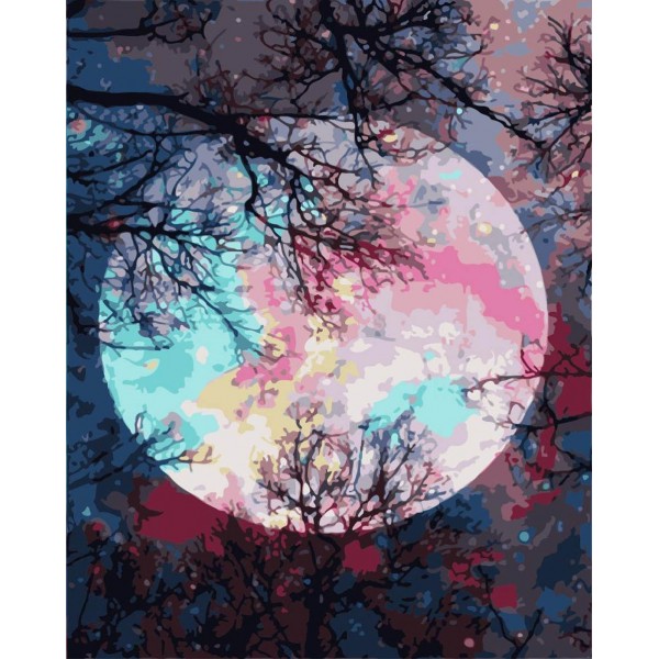  Big moon Painting By Numbers UK
