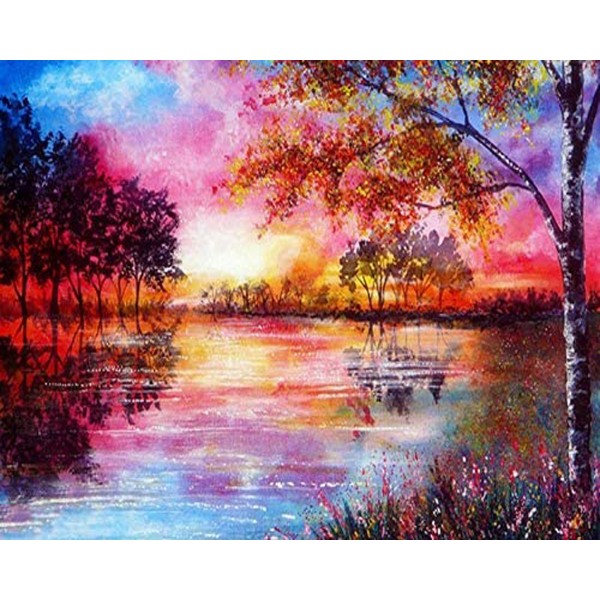The water and the sky are of one hue Painting By Numbers UK