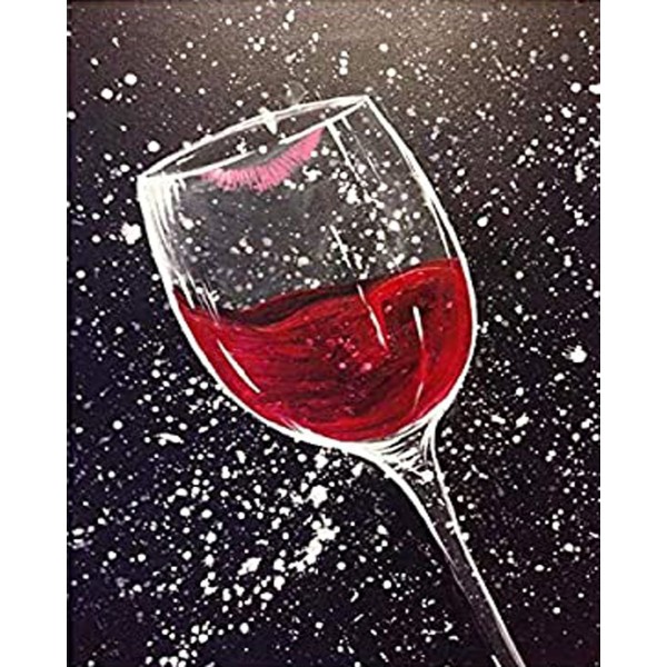 Wine glass Painting By Numbers UK