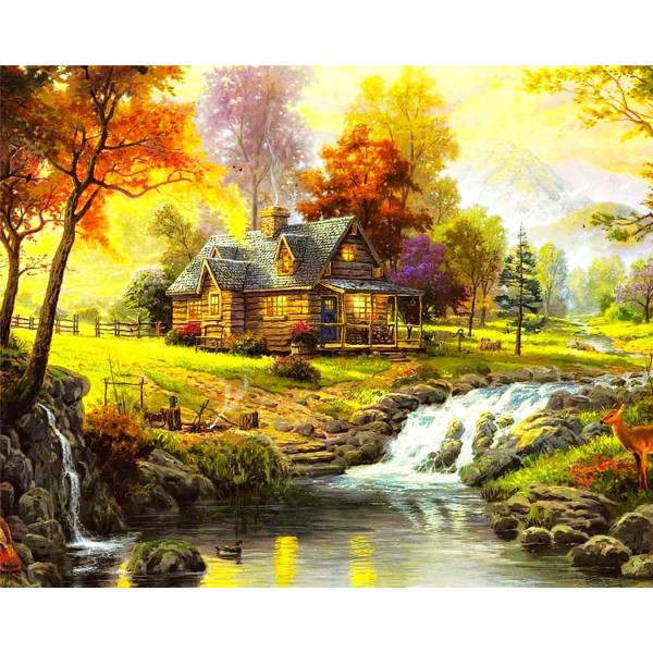 Beautiful scenery Painting By Numbers UK