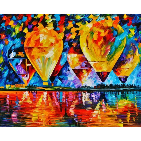 So beautiful hot air balloons Painting By Numbers UK