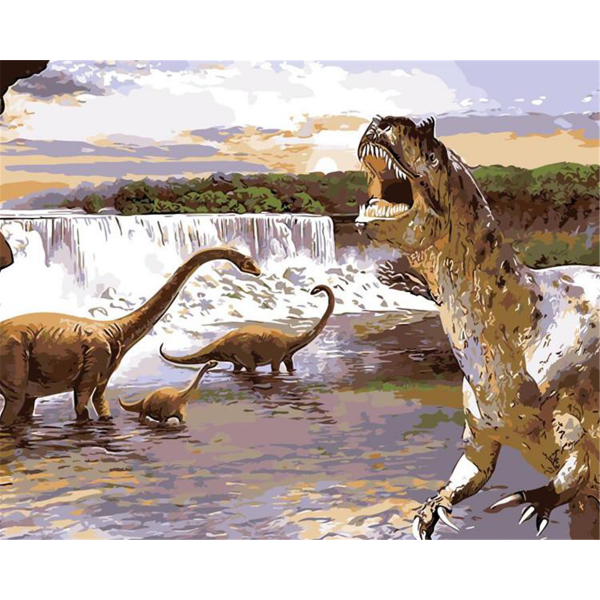 Dinosaur world Painting By Numbers UK