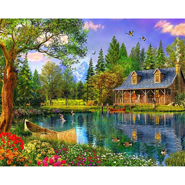 Dreamy beauty of the countryside Painting By Numbers UK