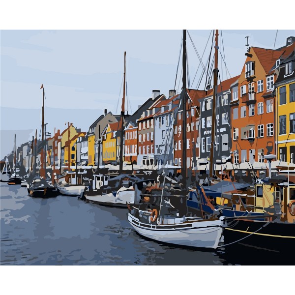Copenhagen, Capital of denmark Painting By Numbers UK
