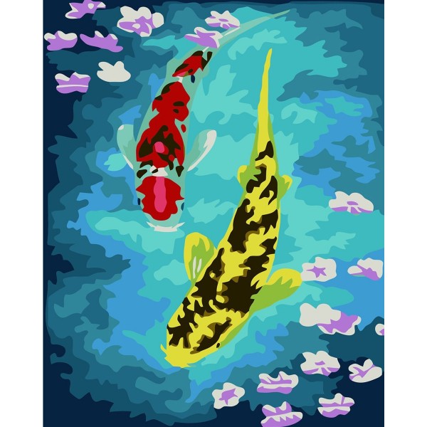 Two cyprinoid fish Painting By Numbers UK