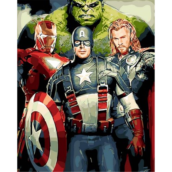 The Avengers Painting By Numbers UK
