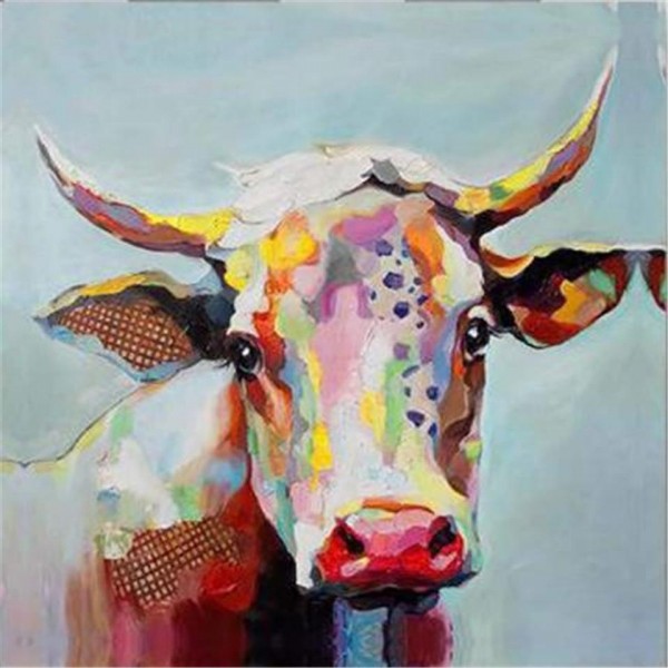 Watercolor cow Painting By Numbers UK