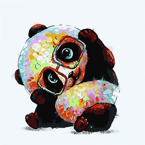 Cute panda Painting By Numbers UK