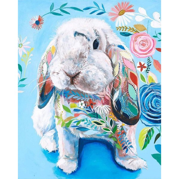 Cute rabbit Painting By Numbers UK