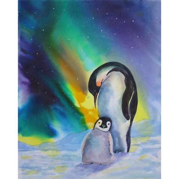 Emperor Penguins Painting By Numbers UK