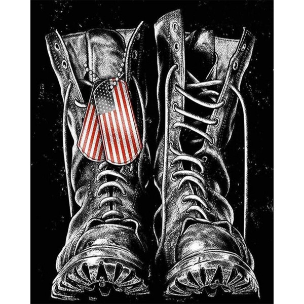 American boots Painting By Numbers UK