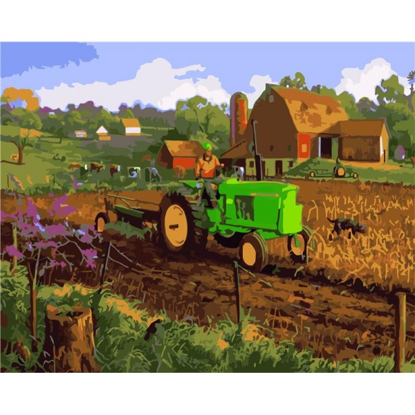 Farmland Painting By Numbers UK