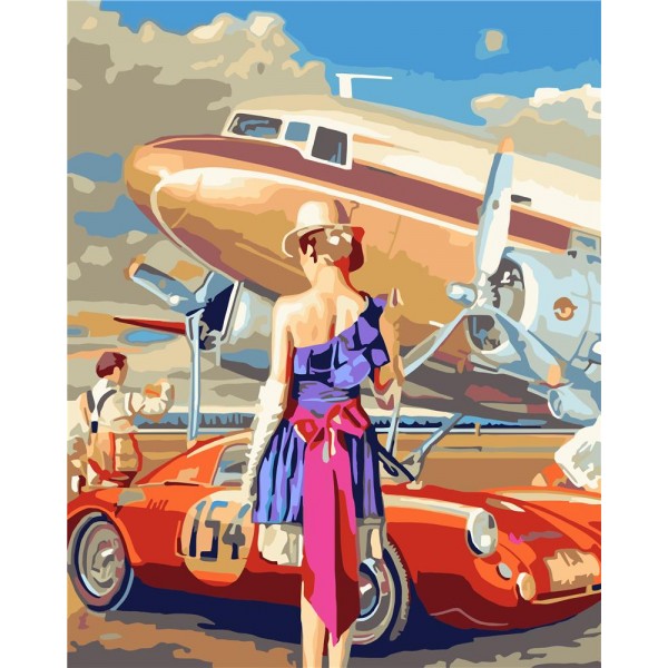Airplane Painting By Numbers UK