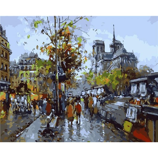 Urban Landscape Painting By Numbers UK