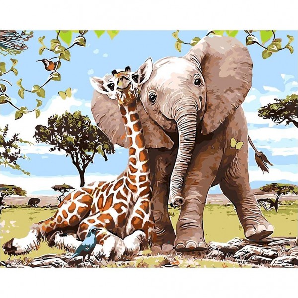 Elephant Painting By Numbers UK