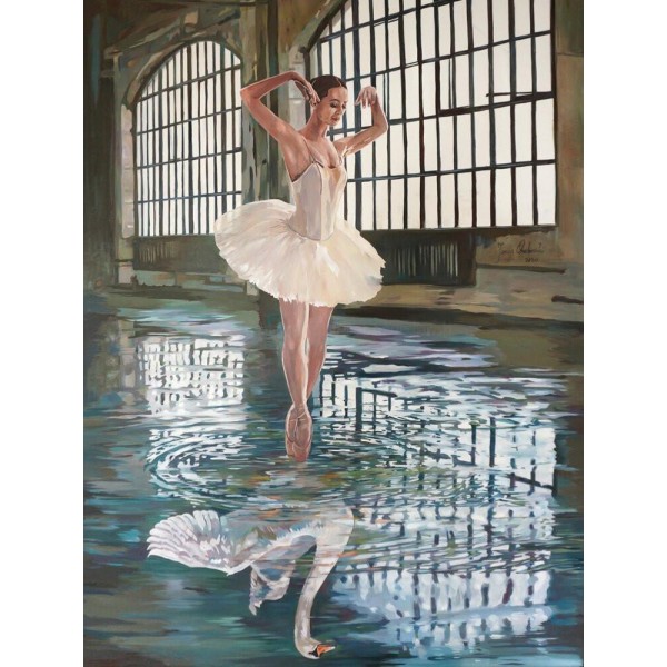 Dancer on the water (40X50cm) Painting By Numbers UK