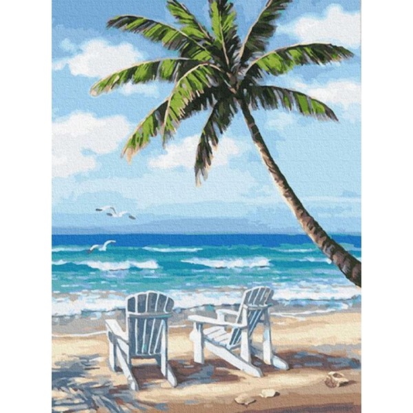 beach (40X50cm) Painting By Numbers UK