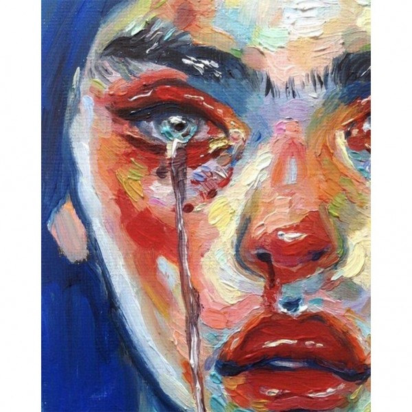 cry (40X50cm) Painting By Numbers UK