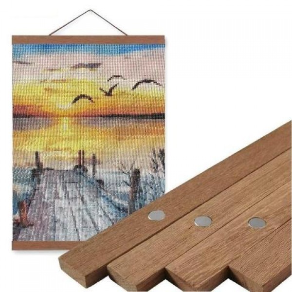 Painting  Magnetic Wooden Frame Painting By Numbers UK