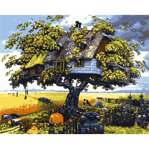 Tree House Painting By Numbers UK