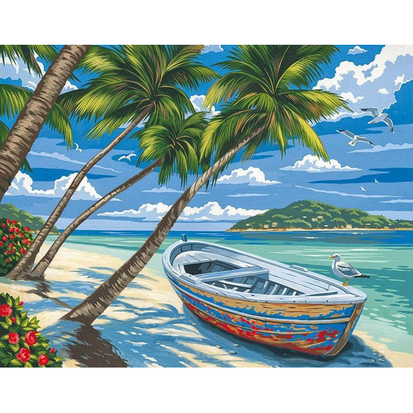 beach Painting By Numbers UK