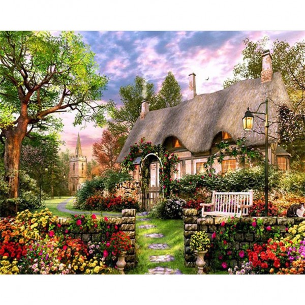 Garden scenery Painting By Numbers UK
