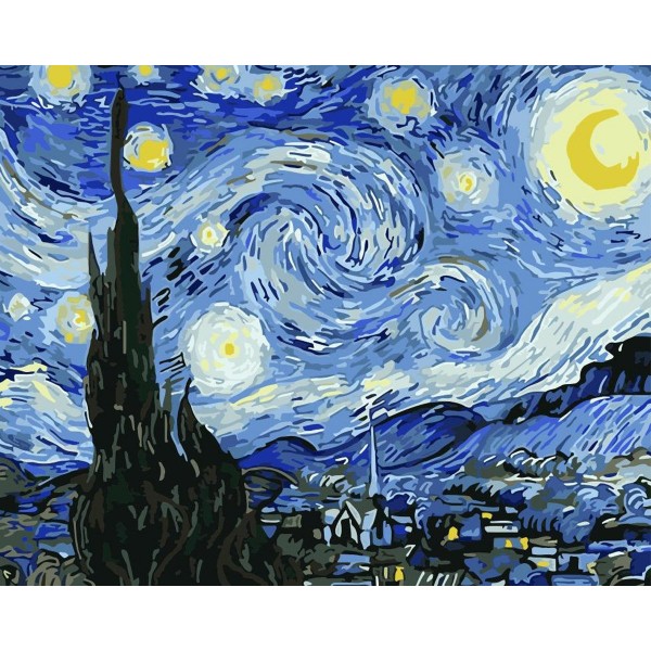  Starry sky Painting By Numbers UK