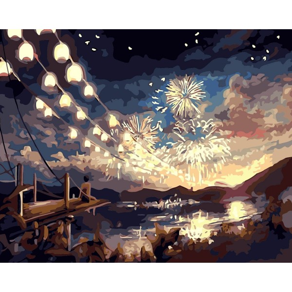  Fireworks Painting By Numbers UK