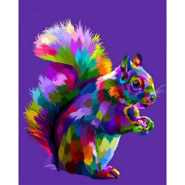 Squirrel Painting By Numbers UK