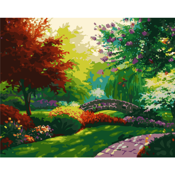 Garden path Painting By Numbers UK