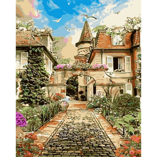 European country house Painting By Numbers UK
