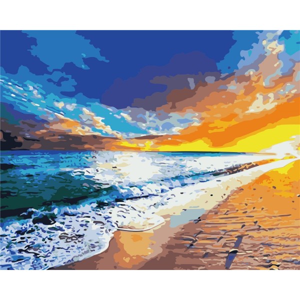 Stunning sea view Painting By Numbers UK