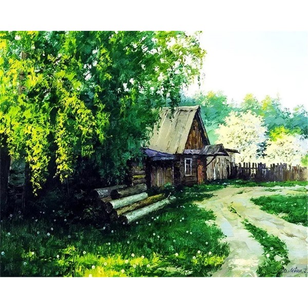 Path in the natural landscape Painting By Numbers UK