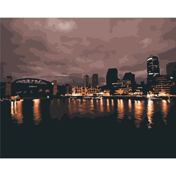 City night view Painting By Numbers UK