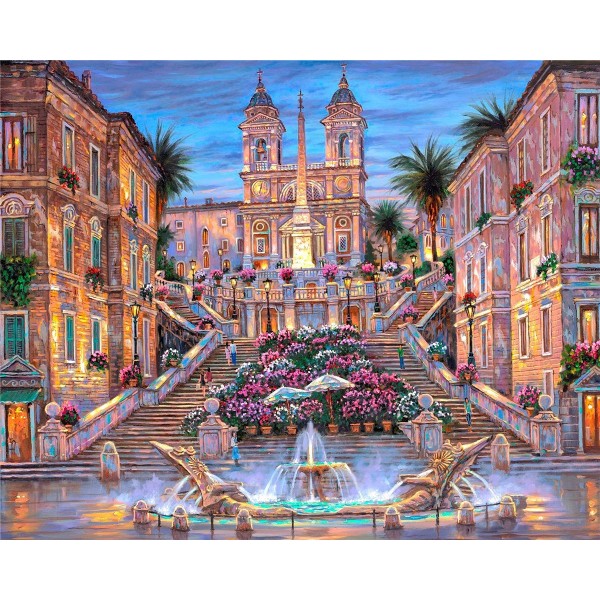 Lotus Color Music Fountain Painting By Numbers UK
