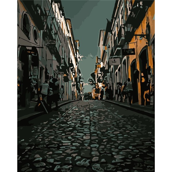 City street view Painting By Numbers UK