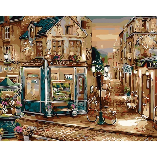 Romantic town Painting By Numbers UK