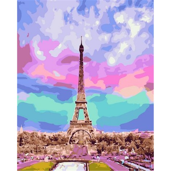  Eiffel Tower Painting By Numbers UK