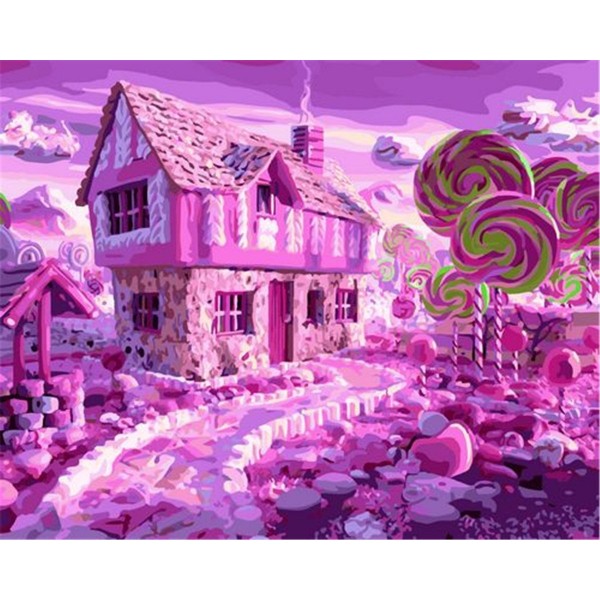 Candy house Painting By Numbers UK
