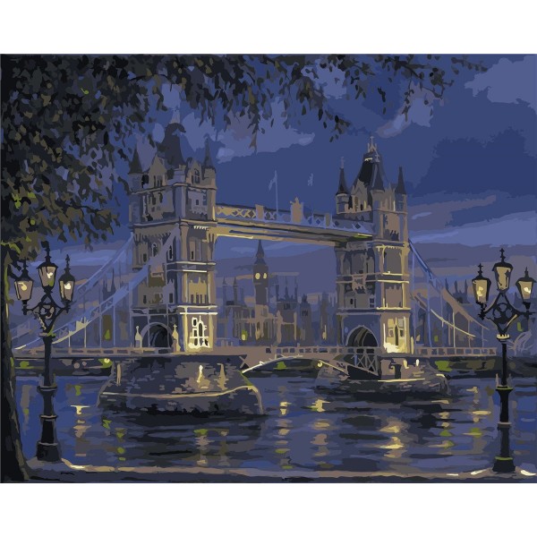 London Tower Bridge Painting By Numbers UK
