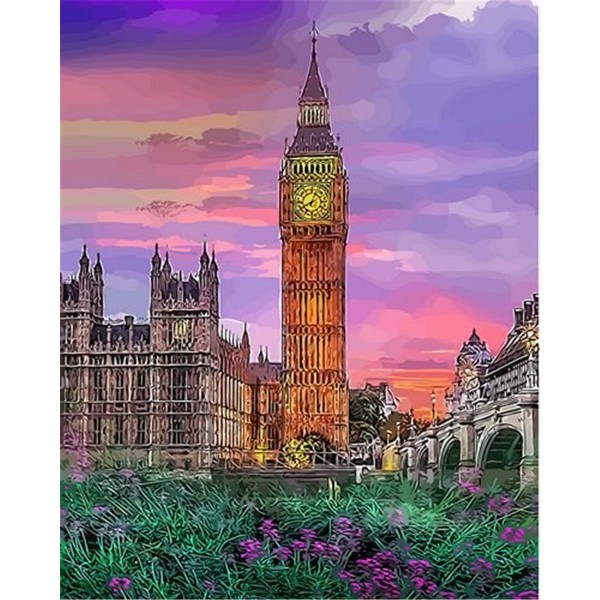 The Elizabeth Tower Painting By Numbers UK