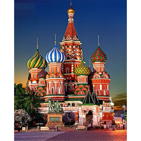 Saint Basil's Cathedral Painting By Numbers UK