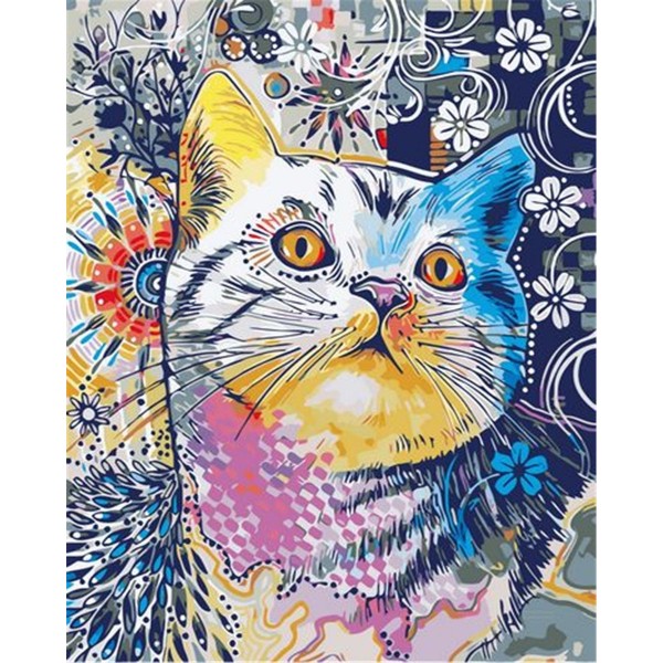 Animal cat Painting By Numbers UK