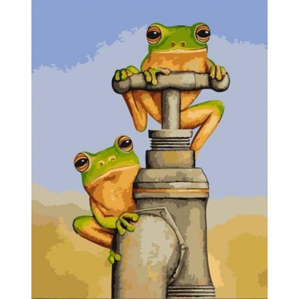Frog- 40*50cm Painting By Numbers UK