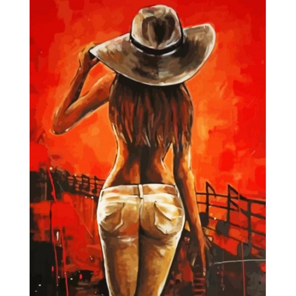 Sexy woman- 40*50cm Painting By Numbers UK