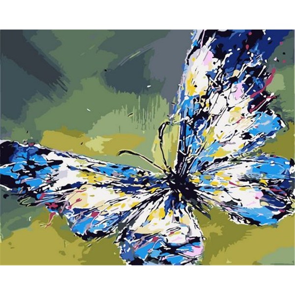 Butterfly flies Painting By Numbers UK