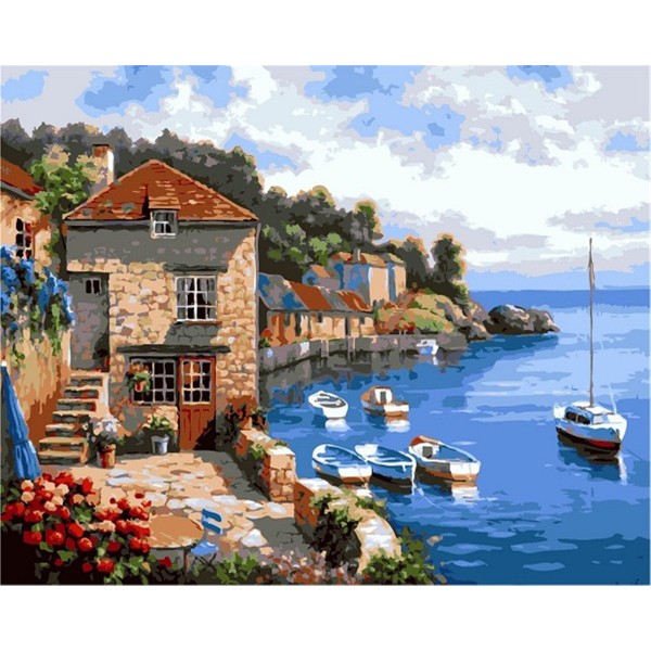 Honeymoon by the sea Painting By Numbers UK