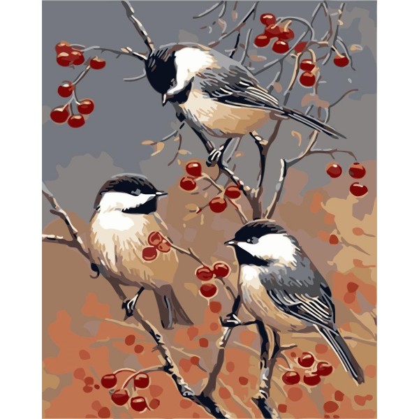 Black-capped Chickadee Painting By Numbers UK